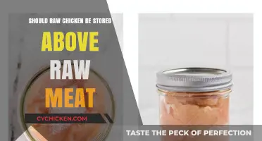Raw Chicken Storage: Should It Be Above Raw Meat?