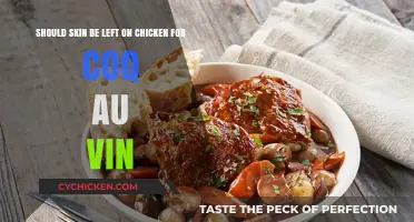 Leaving Skin on Chicken: Coq au Vin's Secret?