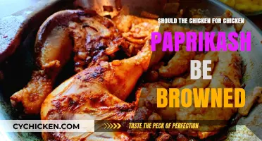 Should You Brown Chicken for Paprikash? A Culinary Debate