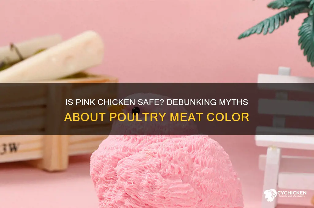 should the meat of chicken be pink