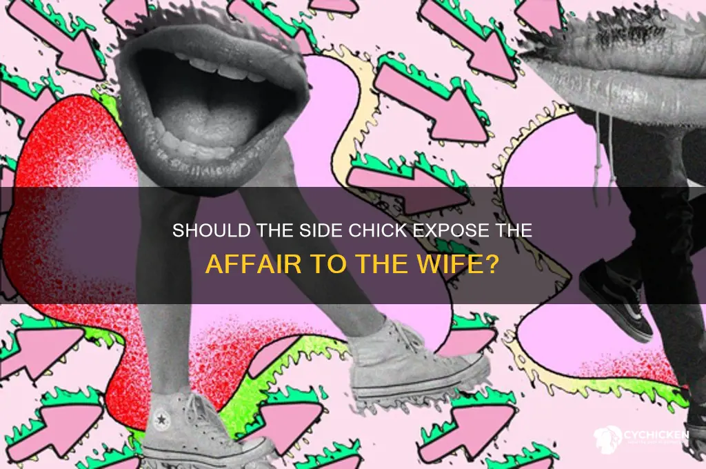 should the side chick tell the wife