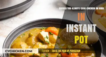 Instant Pot Chicken: High Heat or Low and Slow?