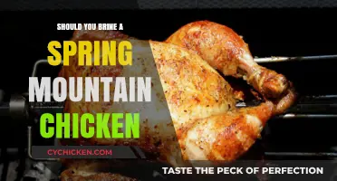 Brining Spring Mountain Chicken: Enhance Flavor or Skip the Step?
