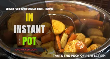 Instant Pot Chicken Breast: To Brown or Not to Brown?