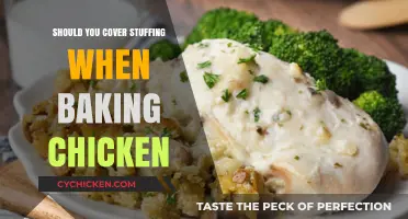 To Cover or Not: Perfectly Baking Chicken with Stuffing Inside