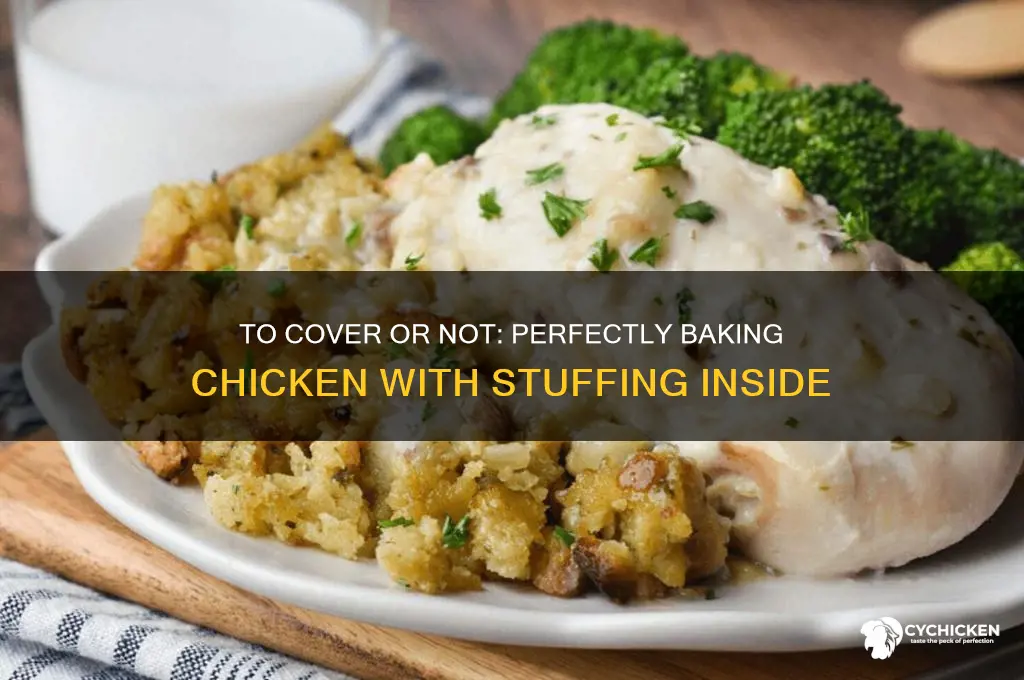 should you cover stuffing when baking chicken
