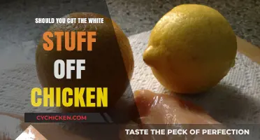 Should You Cut the White Stuff Off Chicken? Facts and Tips