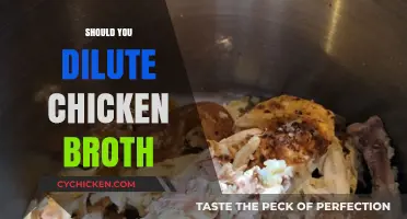 Enhancing Flavor: The Art of Diluting Chicken Broth