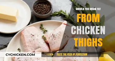 To Drain or Not: Chicken Thigh Fat Dilemma Explained