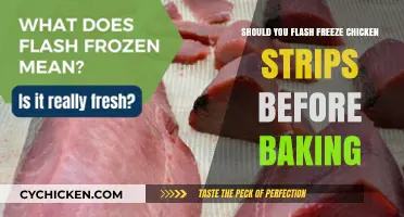 Flash Freeze Chicken Strips: Essential Baking Prep or Optional Step?