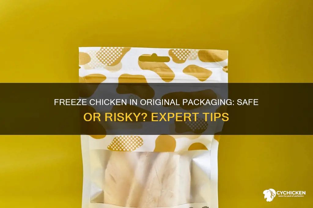 should you freeze chicken in its original packaging
