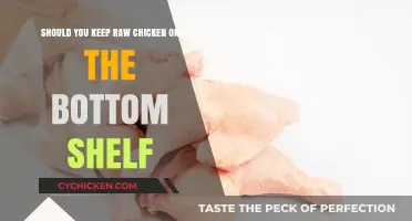 Chicken Storage: Bottom Shelf Safety?