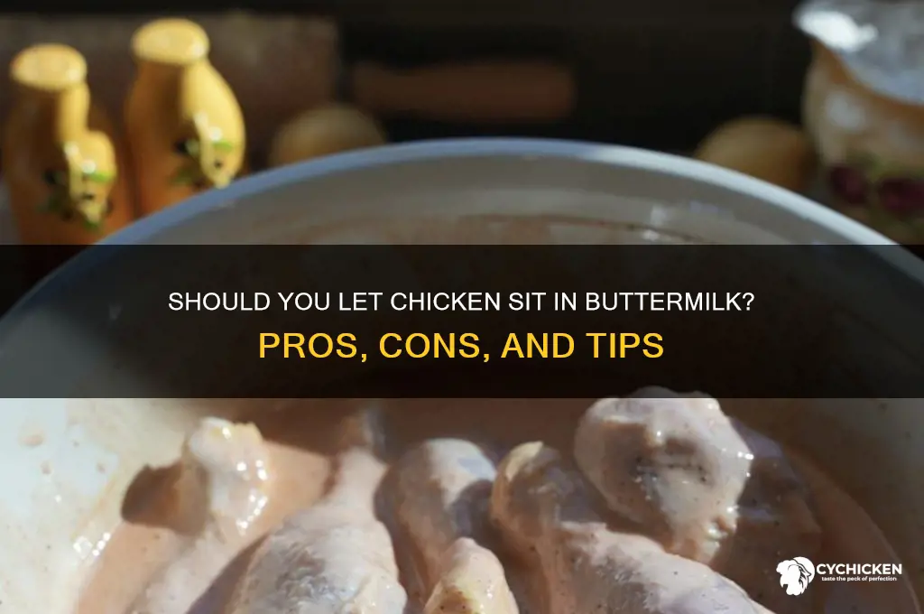 should you let chicken sit in buttermilk