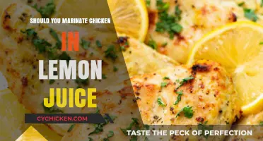 Lemon Juice Marinade: Benefits, Risks, and Best Practices for Chicken