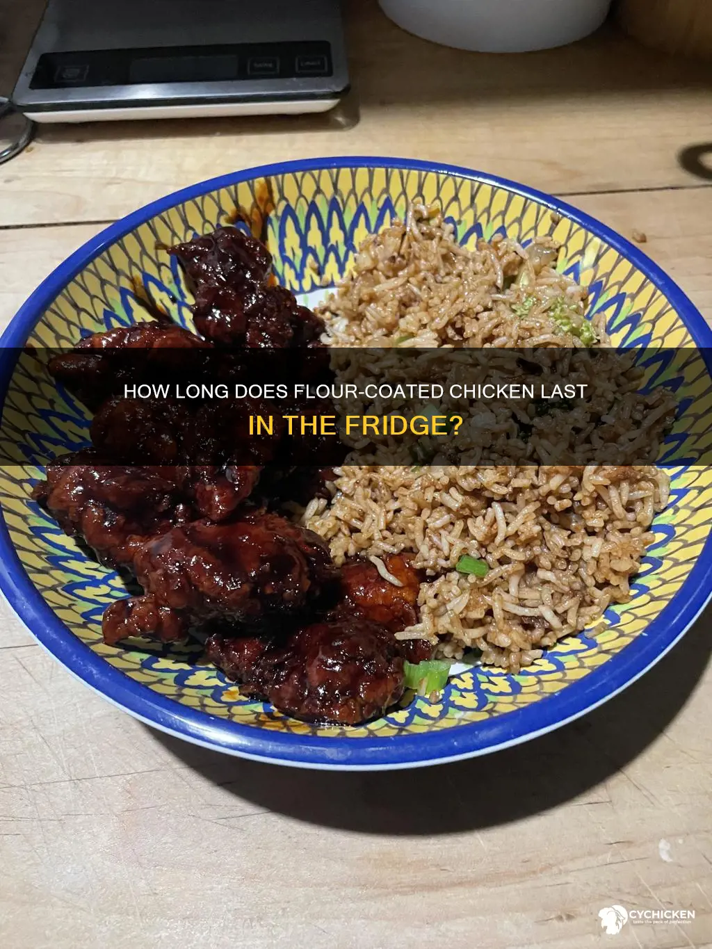 should you put floured coated chicken in the fridge