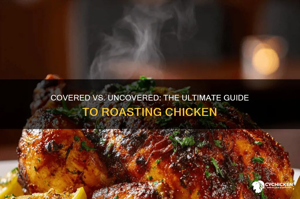 should you roast a chicken covered or uncovered