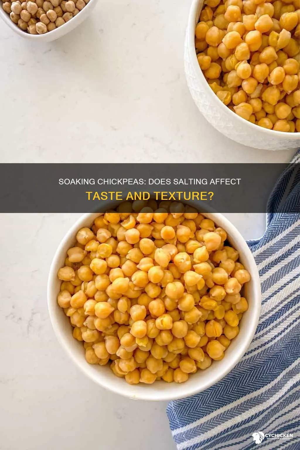 should you salt chick peas when you soak them