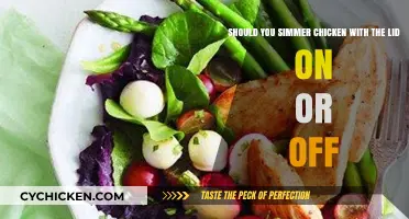 Simmering Chicken: Lid On or Off?