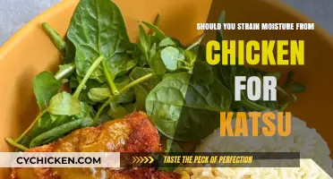 Should You Strain Chicken Moisture for Perfect Katsu Curry?