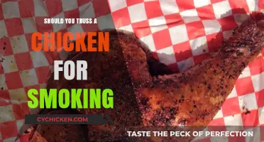 Trussing Chicken for Smoking: Essential Technique or Optional Step?