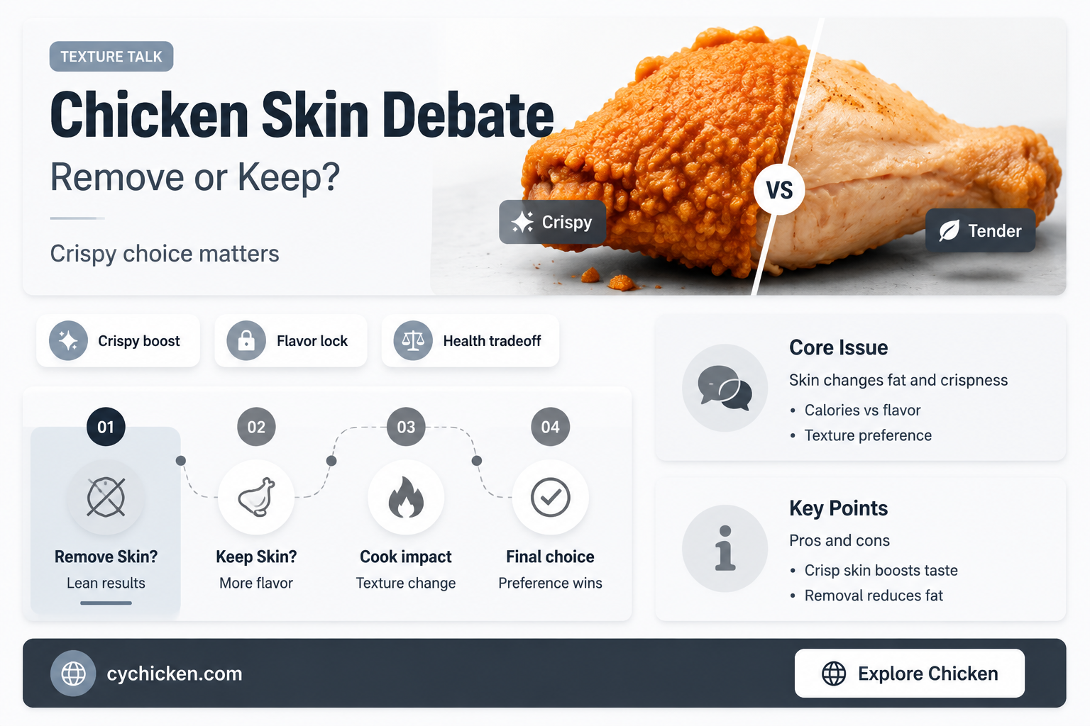 are you supposed to remove skin from chicken drumsticks