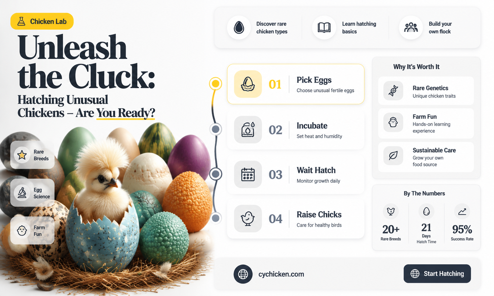 are you ready to hatch an unusual chicken