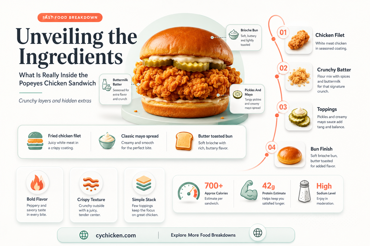 are there chemicals in popeyes chicken sandwich