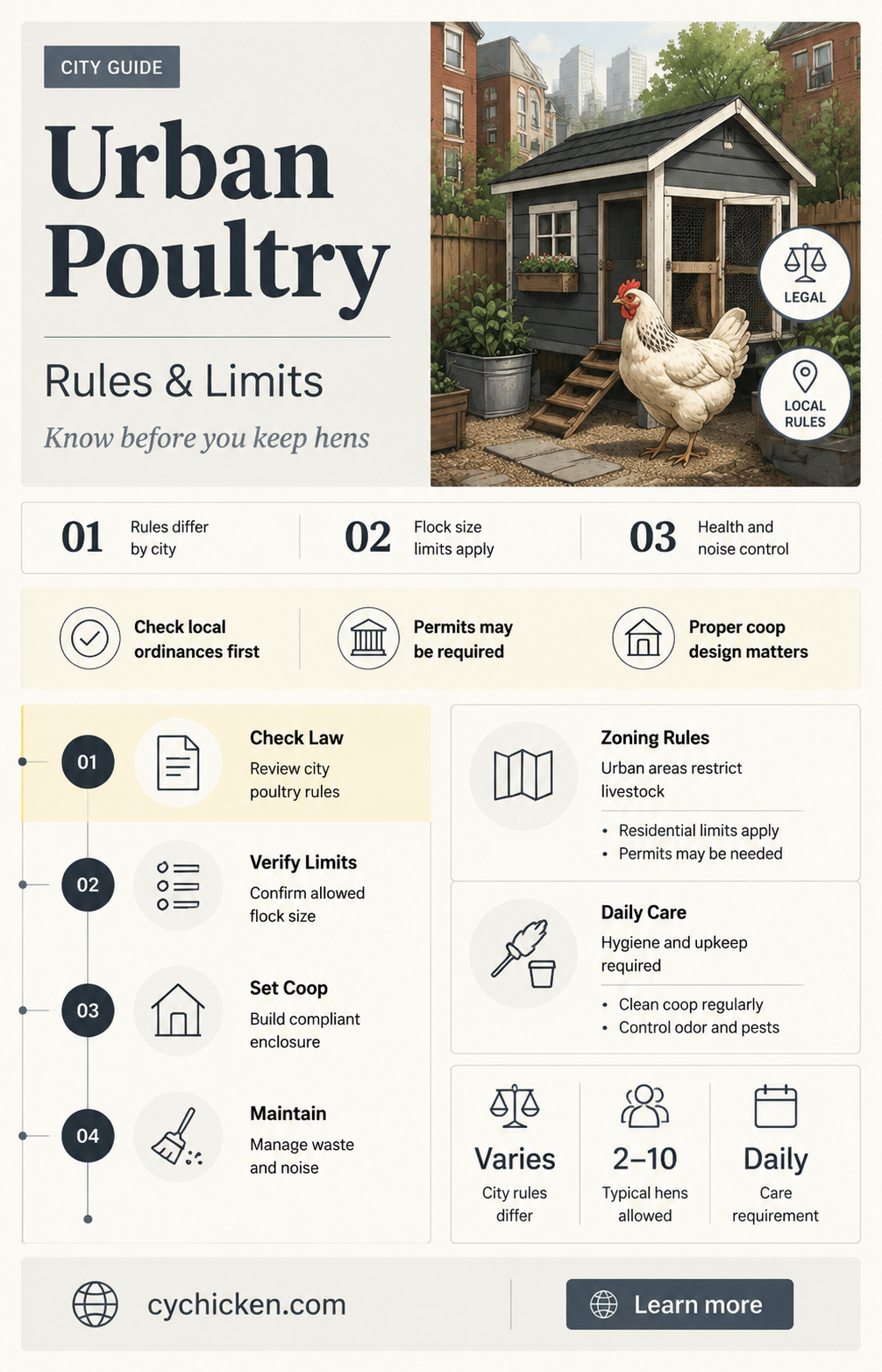 are we permitted to have chicken in city limits