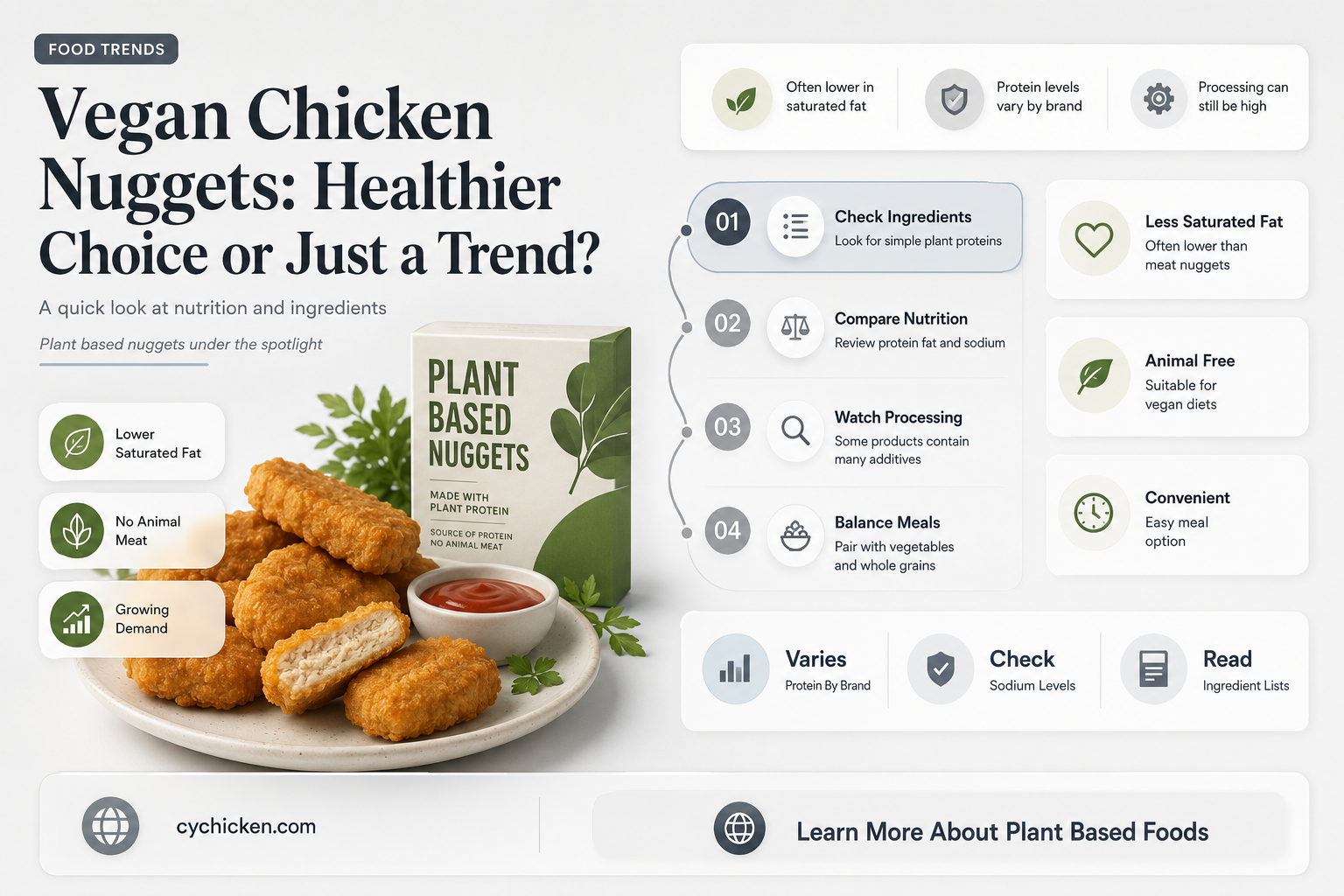 are vegan chicken nuggets better for you