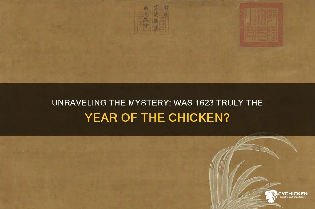 was 1623 the year of the chicken