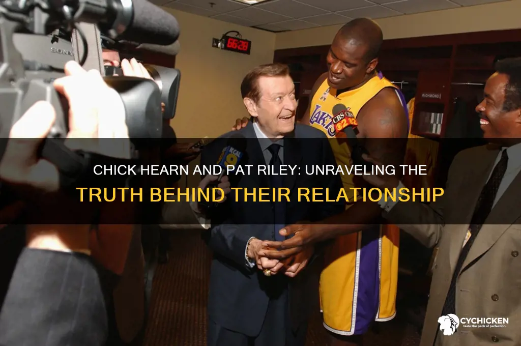 was chick hearn mean to pat riley