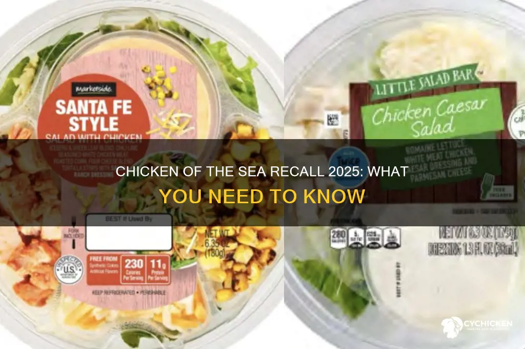 was chicken of the sea recalled 2025
