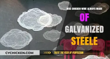Was Chicken Wire Always Galvanized Steel? Unraveling Its History