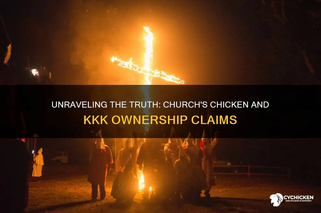 was churchs chicken owned by the kkk
