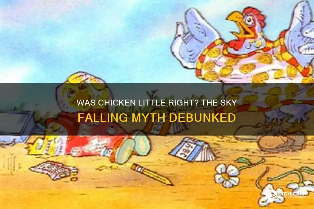was the sky falling in chicken little