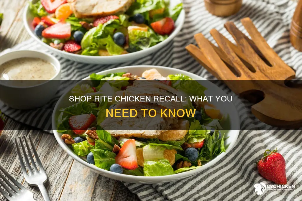 was there a recall on chicken sold at shop rite