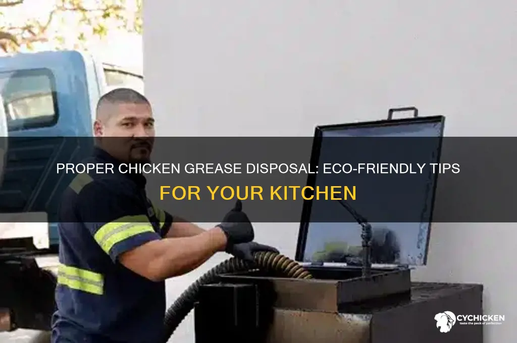 were should you dispose of chicken grease