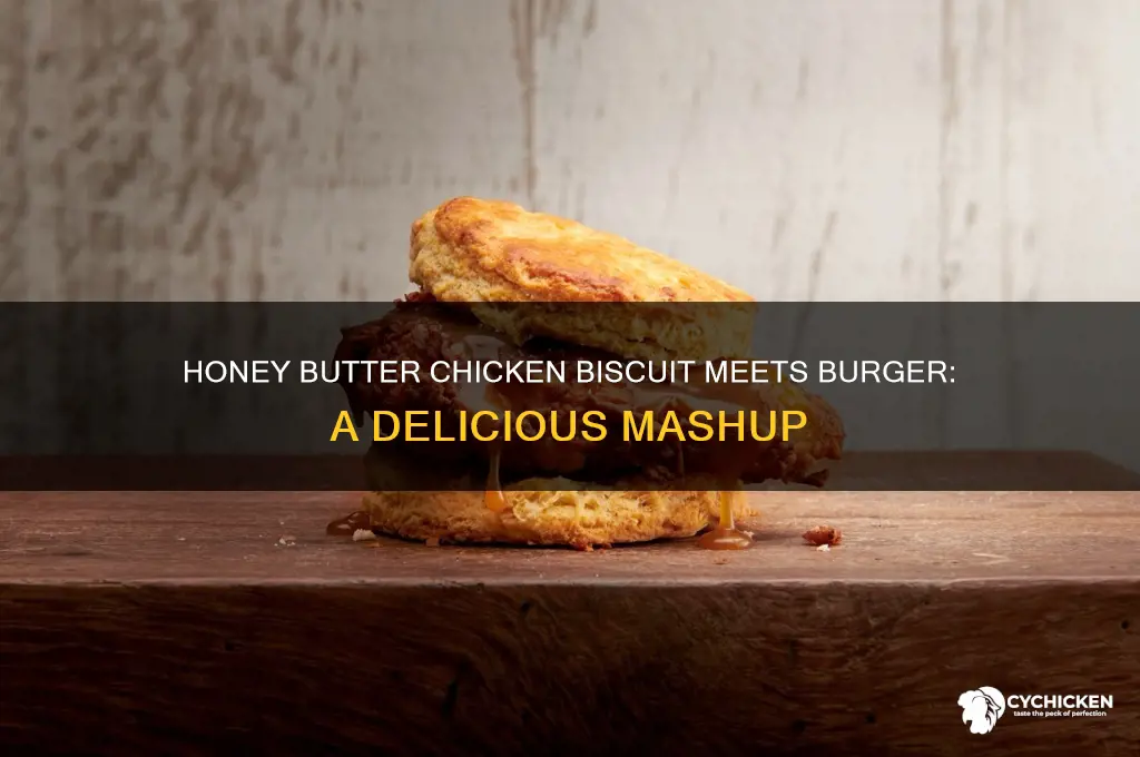 what a burger honey butter chicken biscuit time
