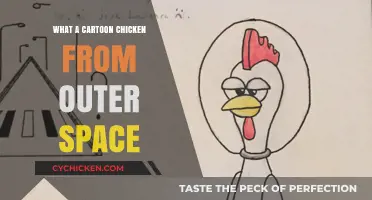 Clucky Cosmos: The Tale of a Space-Faring Cartoon Chicken
