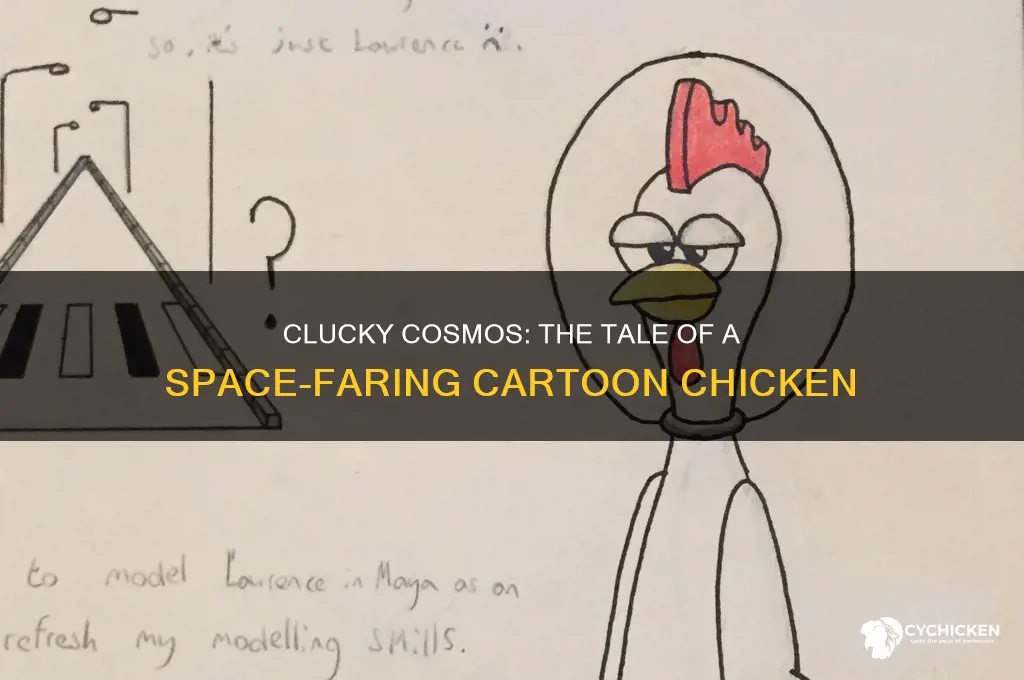 what a cartoon chicken from outer space
