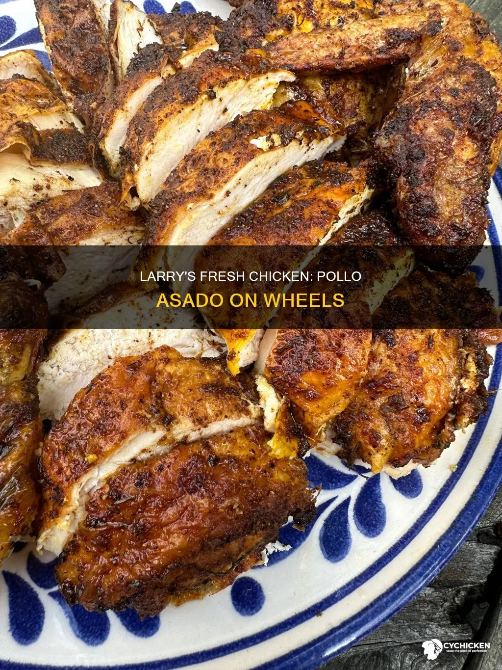 what a chicken pollo asado food truck larry