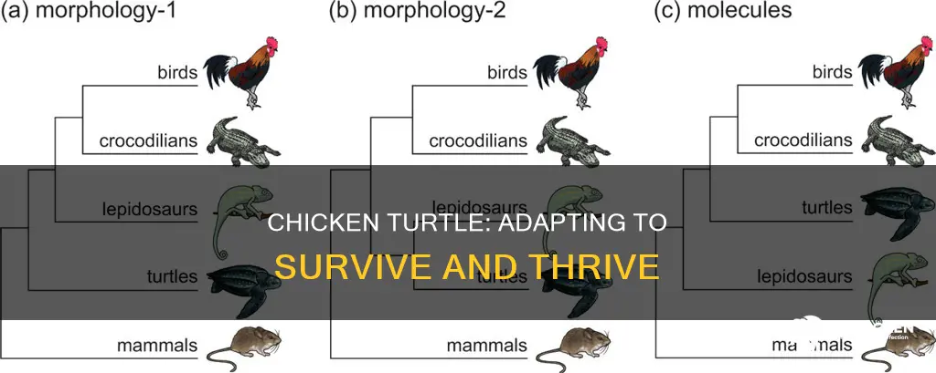 what adaptations have been made over time regarding chicken turtle
