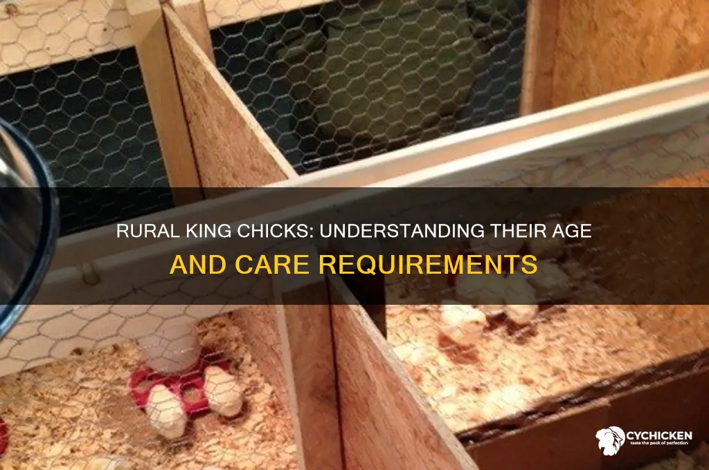 what age are the chicks at rural king