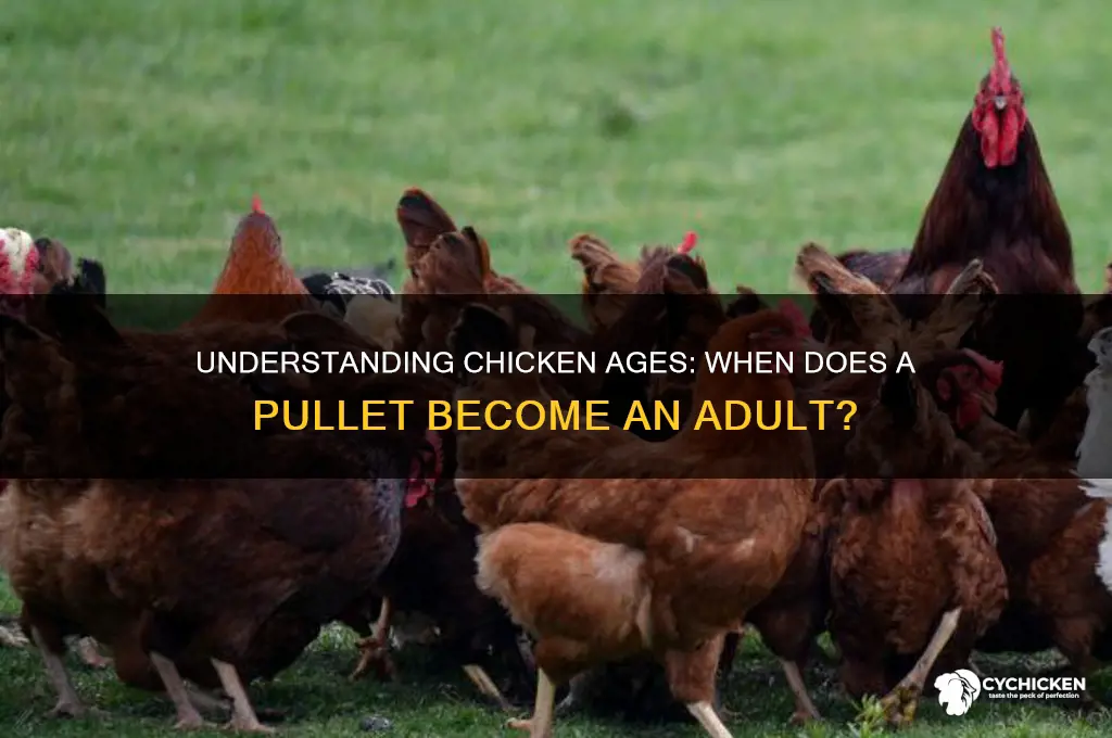 what age is a chicken a pullet