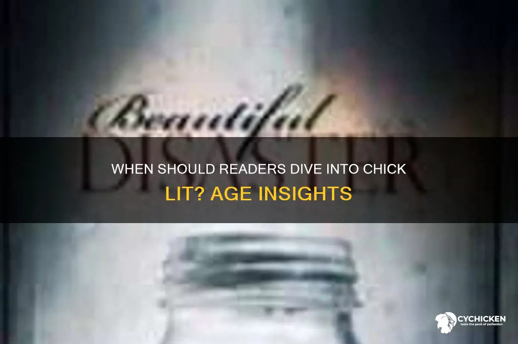 what age is appropriate for chick lit