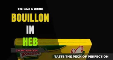 Where to Find Chicken Bouillon in HEB: Aisle Guide