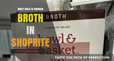 Navigating ShopRite: Where to Find Chicken Broth
