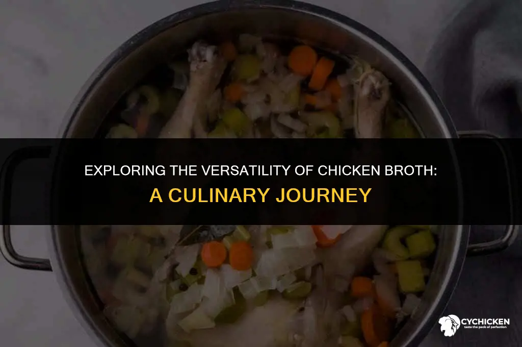 what all can you do with chicken broth