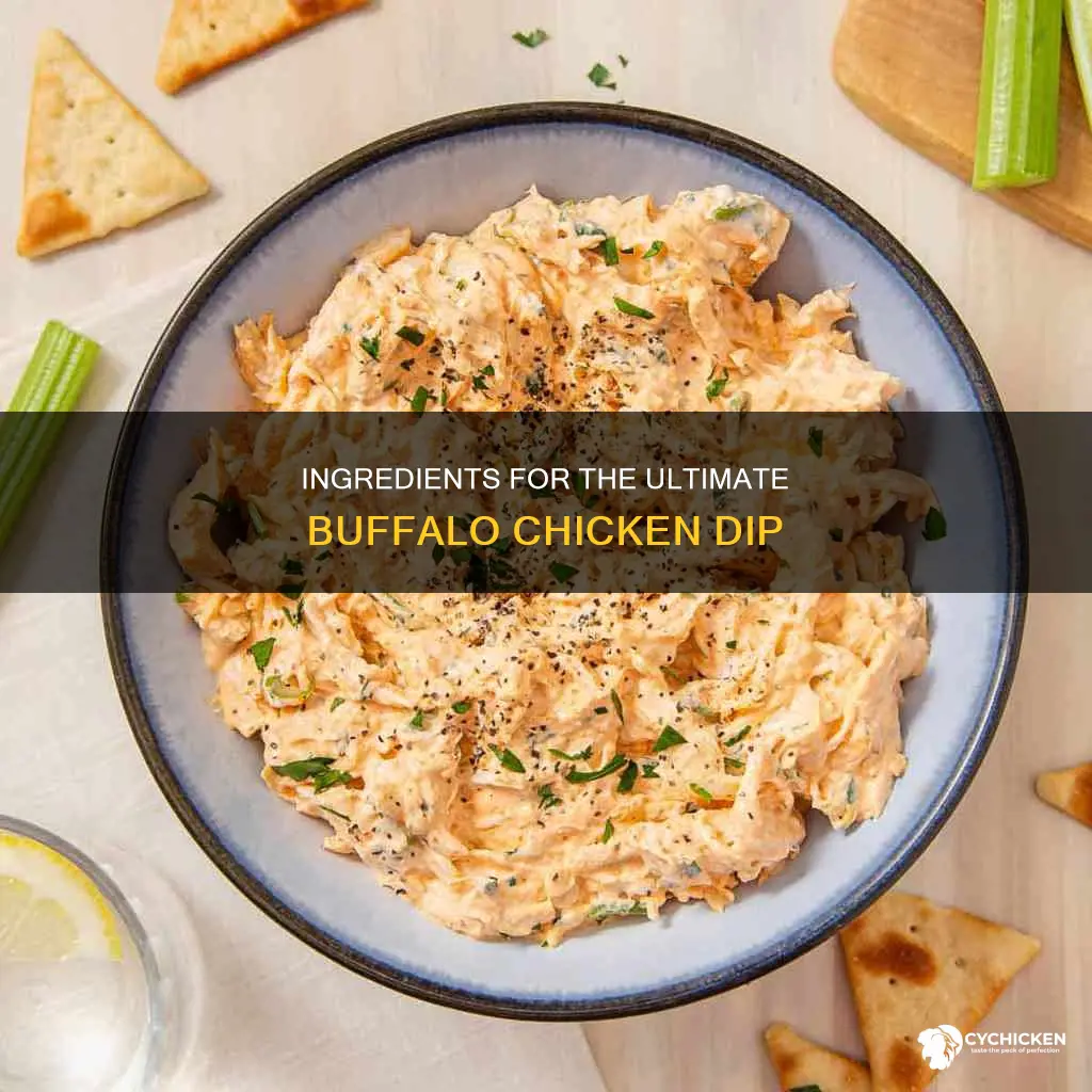 what all do you need for buffalo chicken dip