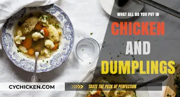 Chicken and Dumplings: Hearty Comfort Food Ingredients